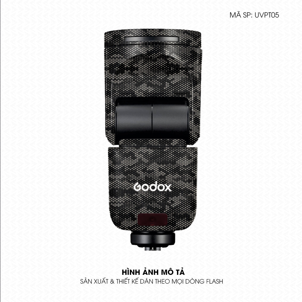 Dán Skin Đèn Flash Vân Nổi Mamba Titan | UVPT05