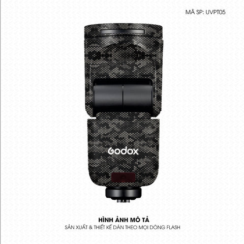 Dán Skin Đèn Flash Vân Nổi Mamba Titan | UVPT05