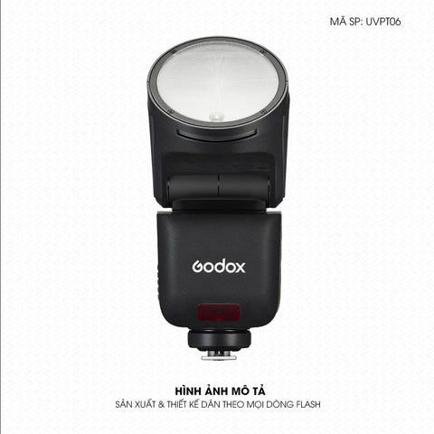 Dán Skin Đèn Flash Vân Nổi Pattern AZ Đen | UVPT06