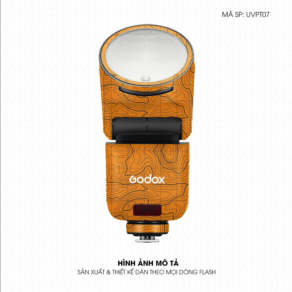 Dán Skin Đèn Flash Vân Nổi Vân Map Cam | UVPT07