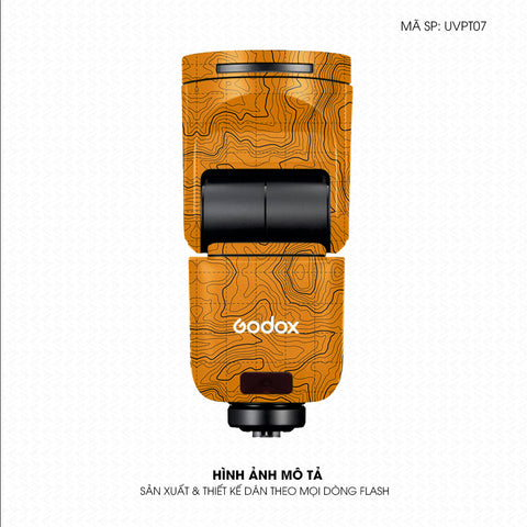Dán Skin Đèn Flash Vân Nổi Vân Map Cam | UVPT07