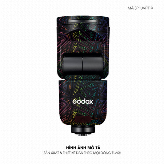 Dán Skin Đèn Flash Vân Nổi Neon 02 | UVPT19