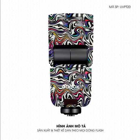 Dán Skin Đèn Flash Vân Nổi Graffiti 02 | UVPT20