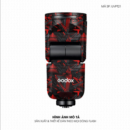 Dán Skin Đèn Flash Vân Nổi Abstract 01 | UVPT21