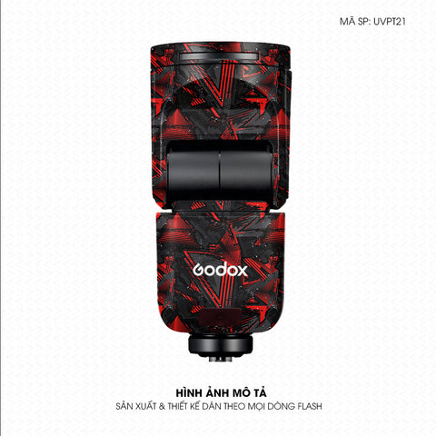 Dán Skin Đèn Flash Vân Nổi Abstract 01 | UVPT21