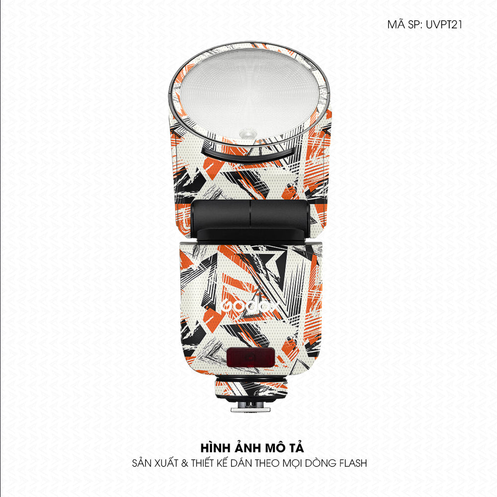 Dán Skin Đèn Flash Vân Nổi Abstract 02 | UVPT21