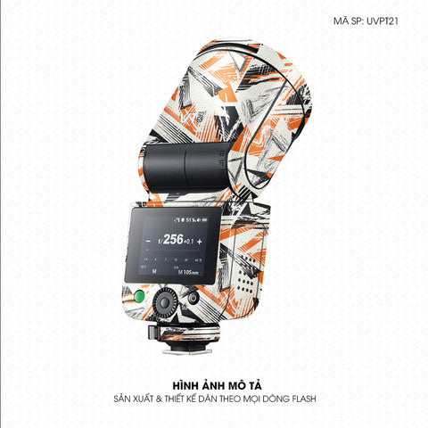 Dán Skin Đèn Flash Vân Nổi Abstract 02 | UVPT21