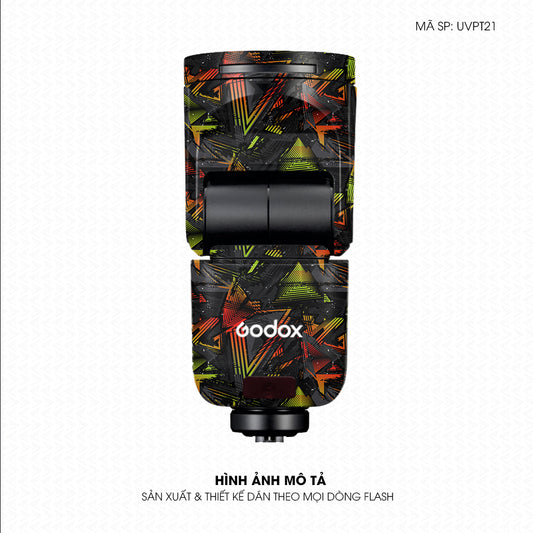 Dán Skin Đèn Flash Vân Nổi Abstract 03 | UVPT21