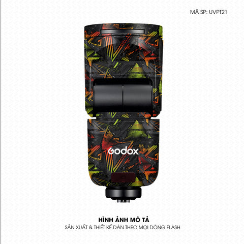 Dán Skin Đèn Flash Vân Nổi Abstract 03 | UVPT21