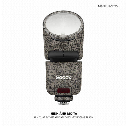Dán Skin Đèn Flash Vân Nổi Pattern Machine Titan | UVPT25