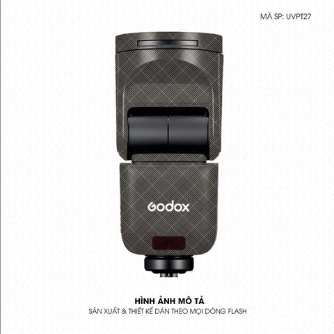 Dán Skin Đèn Flash Vân Nổi Pattern BB Titan | UVPT27