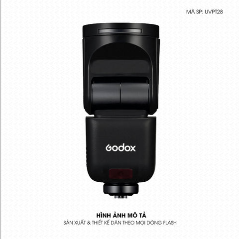 Dán Skin Đèn Flash Vân Nổi Pattern Black BL04 | UVPT28