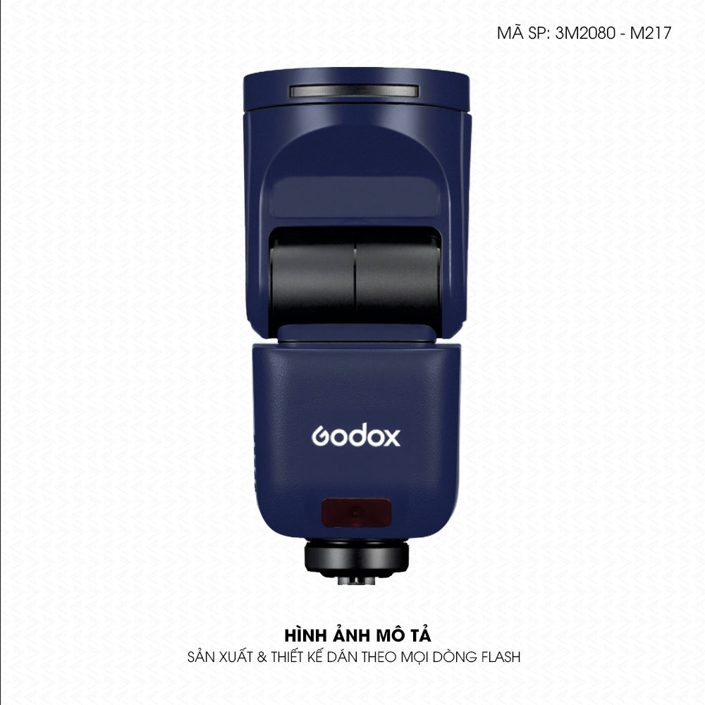 Dán Skin 3M Đổi Màu Đèn Flash Xanh Navy | 3M2080-M217