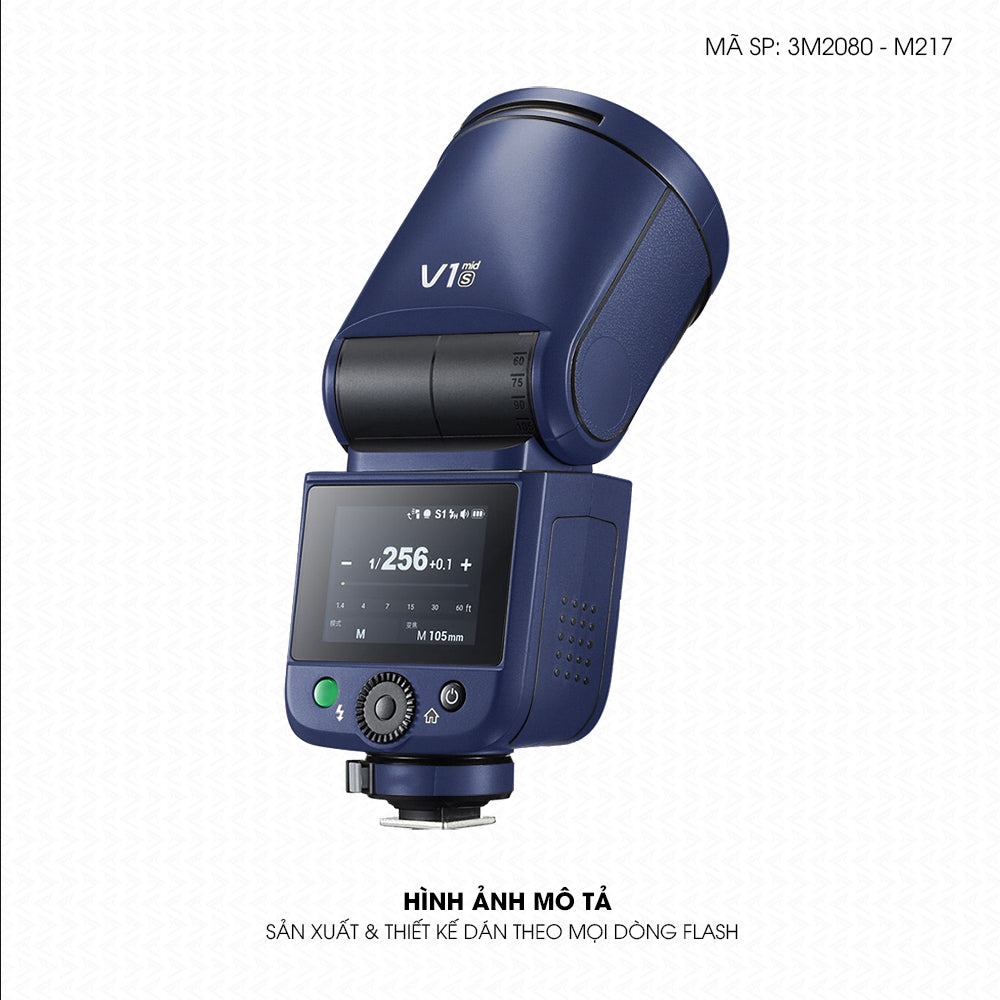 Dán Skin 3M Đổi Màu Đèn Flash Xanh Navy | 3M2080-M217