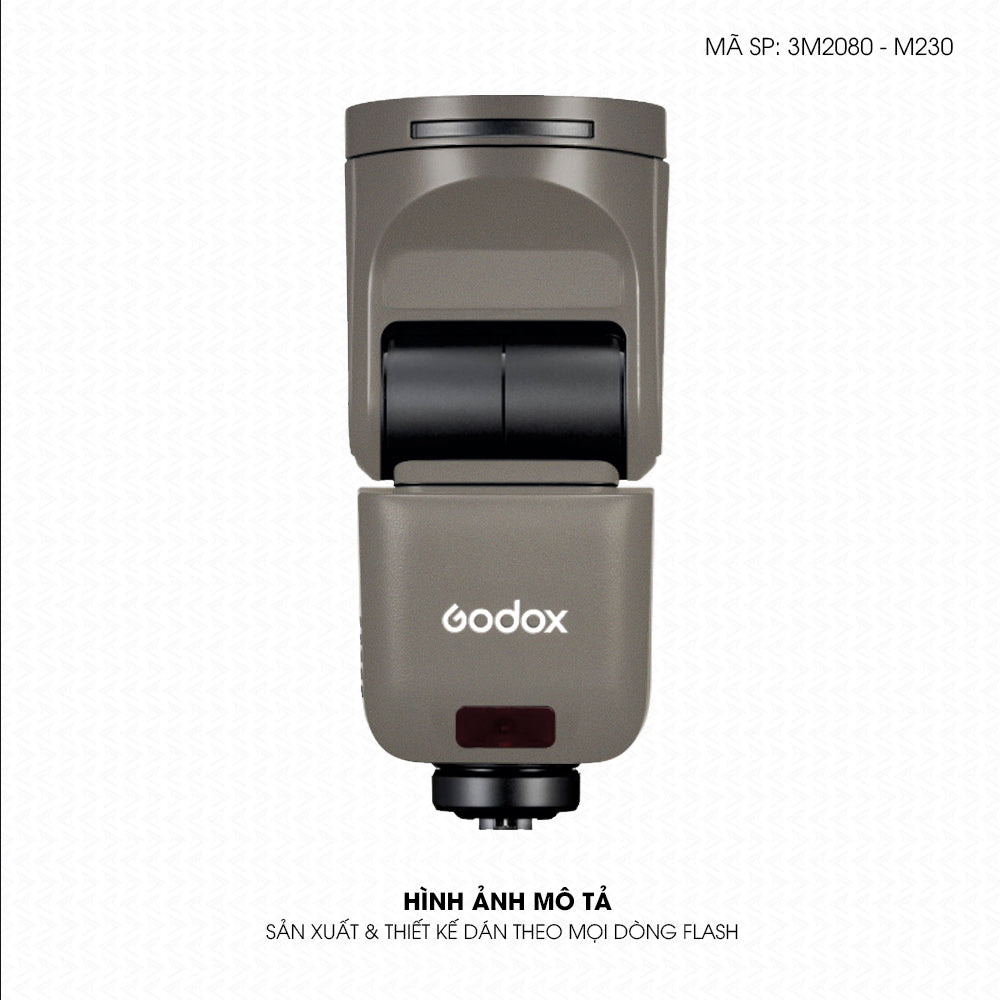 Dán Skin 3M Đổi Màu Đèn Flash Titan  | 3M2080-M230
