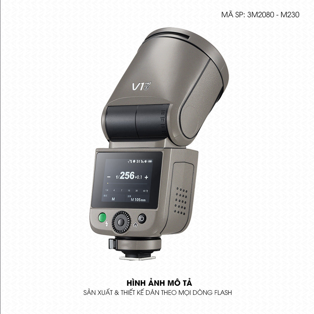 Dán Skin 3M Đổi Màu Đèn Flash Titan  | 3M2080-M230