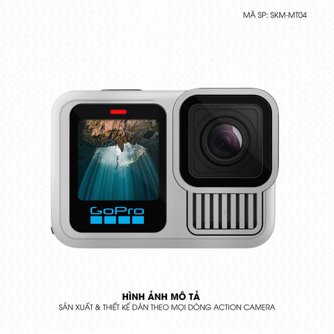 Dán Skin Đổi Màu Action Camera Bạc | SKM-MT04