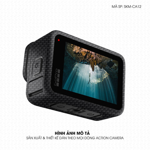 Dán Skin Action Camera Vân Carbon Pattern Air | SKM-CA12