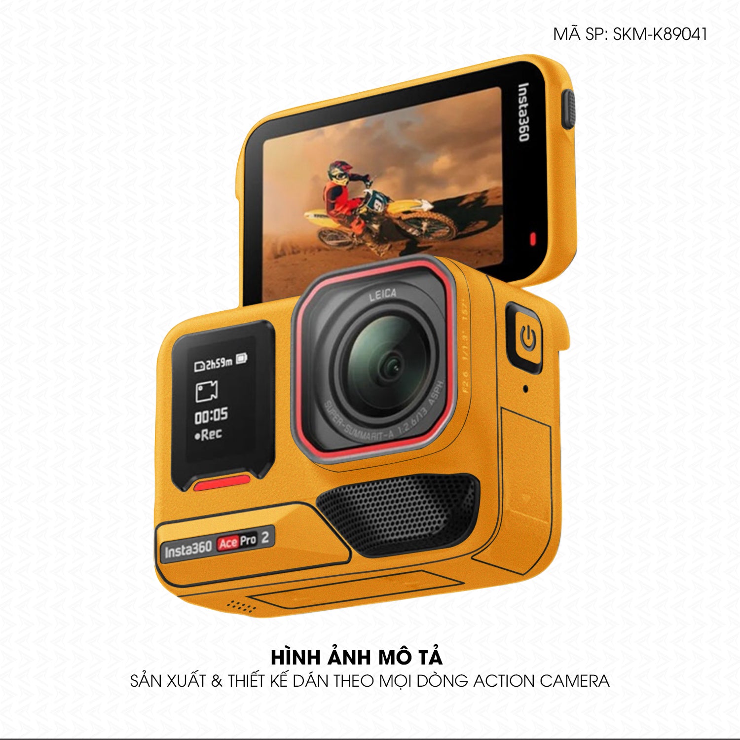 Dán Skin Đổi Màu Action Camera Cam | SKM-K89041