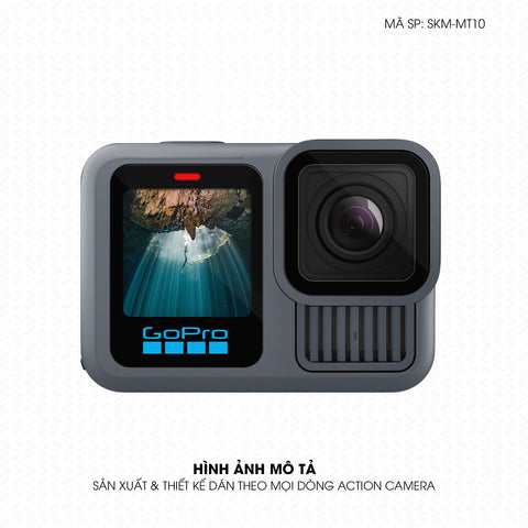 Dán Skin Đổi Màu Action Camera Xanh Xám | SKM-MT10