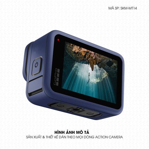 Dán Skin Đổi Màu Action Camera Xanh Navy | SKM-MT14