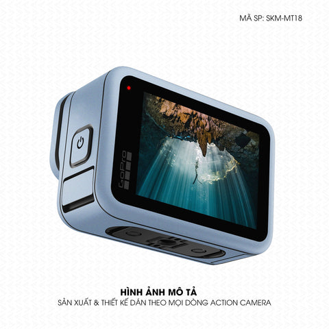 Dán Skin Đổi Màu Action Camera Xanh Sierra | SKM-MT18