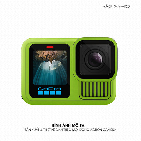 Dán Skin Đổi Màu Action Camera Xanh Nõn | SKM-MT20