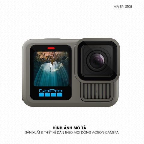 Dán Skin Đổi Màu Action Camera Titan Xám | SKM-ST05
