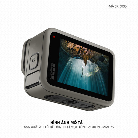 Dán Skin Đổi Màu Action Camera Titan Xám | SKM-ST05