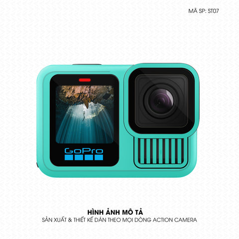 Dán Skin Đổi Màu Action Camera Xanh Tiffany | SKM-ST07