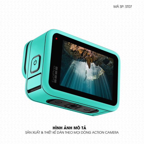 Dán Skin Đổi Màu Action Camera Xanh Tiffany | SKM-ST07