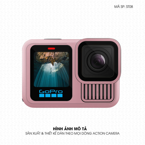 Dán Skin Đổi Màu Action Camera Hồng | SKM-ST08