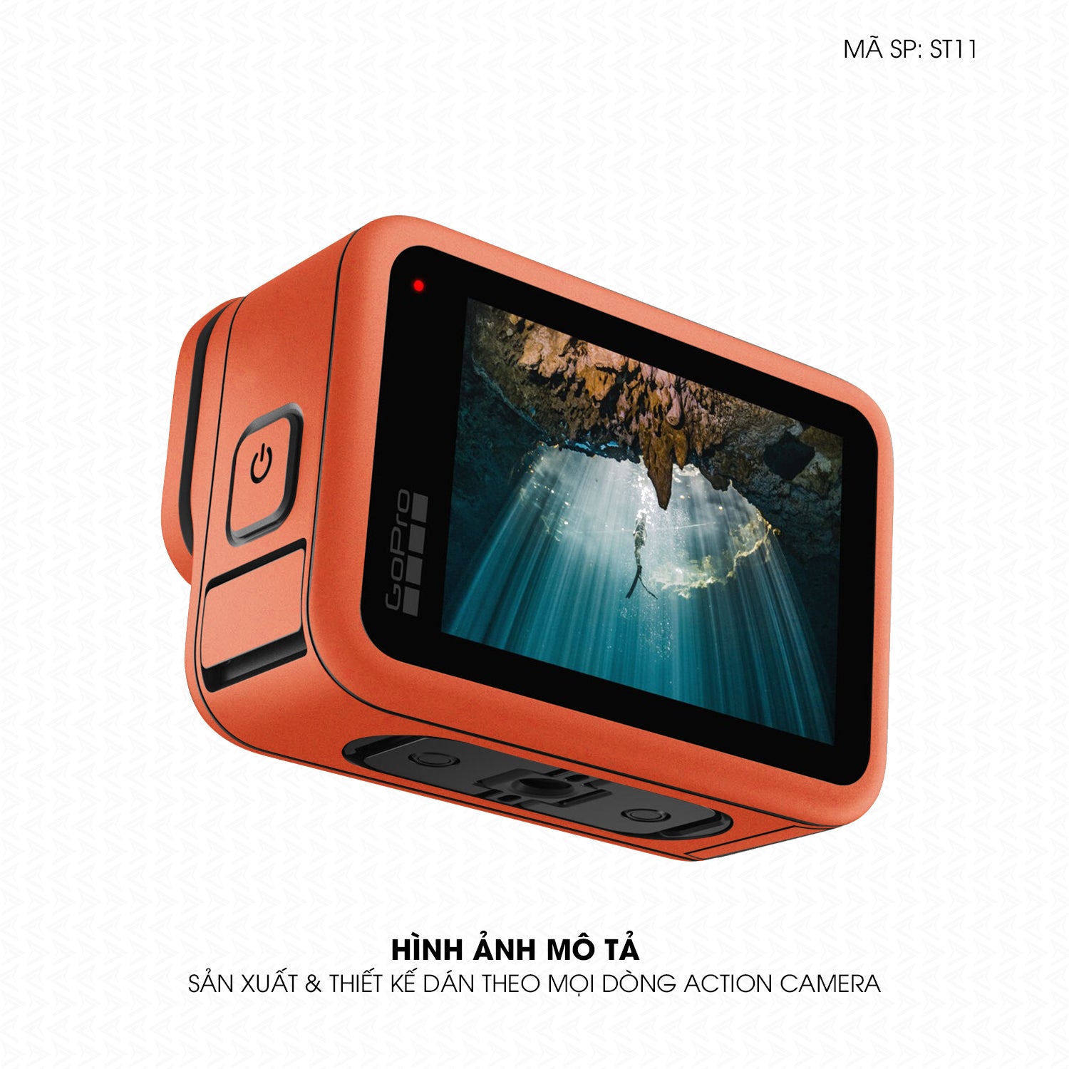 Dán Skin Đổi Màu Action Camera Cam Gạch | SKM-ST11