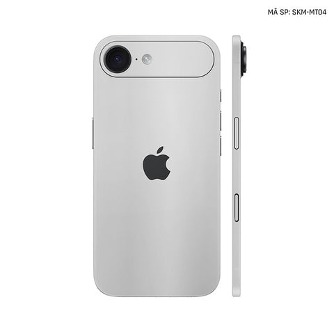 Dán Skin Iphone 17 | Air | Pro | Pro Max Đổi Màu Bạc | SKM-MT04