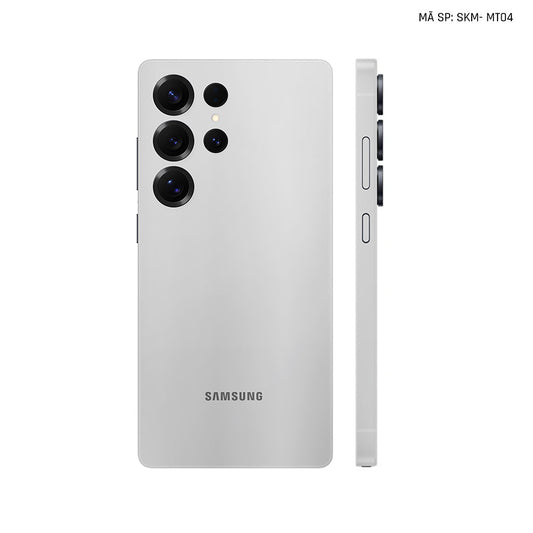 Dán Skin Samsung Galaxy S25 Series Đổi Màu Bạc | SKM-MT04
