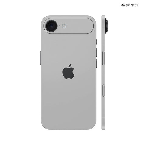 Dán Skin Iphone 17 | Air | Pro | Pro Max Đổi Màu Xám Bạc | ST01