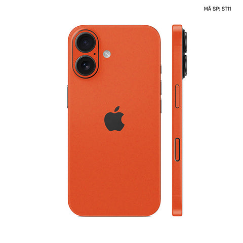 Dán Skin Iphone 17 | Air | Pro | Pro Max Đổi Màu Cam Gạch | ST11