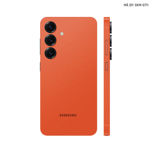Dán Skin Samsung Galaxy S24 Series Đổi Màu Cam Gạch | SKM-ST11