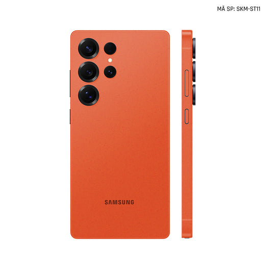 Dán Skin Samsung Galaxy S24 Series Đổi Màu Cam Gạch | SKM-ST11
