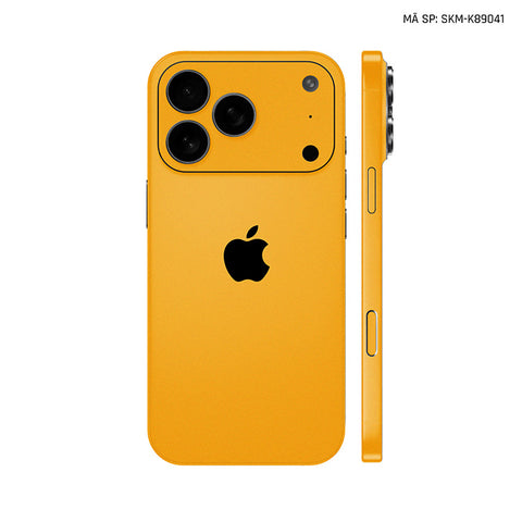 Dán Skin Iphone 17 | Air | Pro | Pro Max Đổi Màu Cam | SKM-K89041