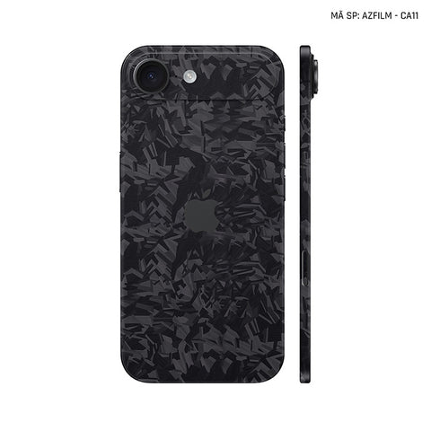 Dán Skin Iphone 17 | Air | Pro | Pro Max Vân Carbon Forget | SKM-CA11