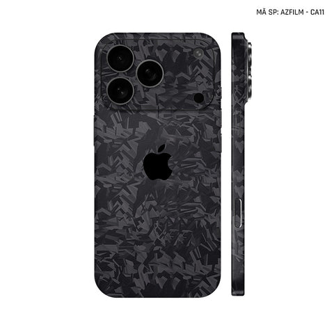 Dán Skin Iphone 17 | Air | Pro | Pro Max Vân Carbon Forget | SKM-CA11