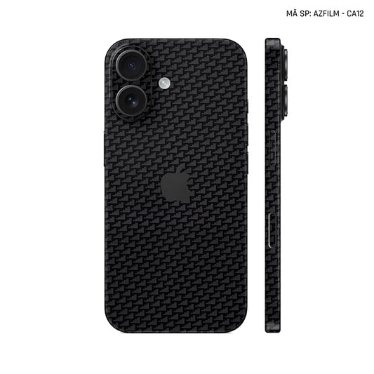 Dán Skin Iphone 17 | Air | Pro | Pro Max Vân Carbon Pattern Air | SKM-CA12