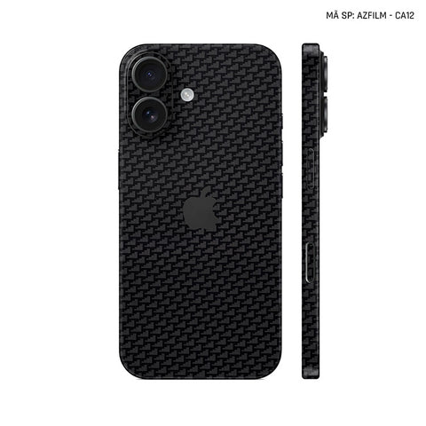 Dán Skin Iphone 17 | Air | Pro | Pro Max Vân Carbon Pattern Air | SKM-CA12