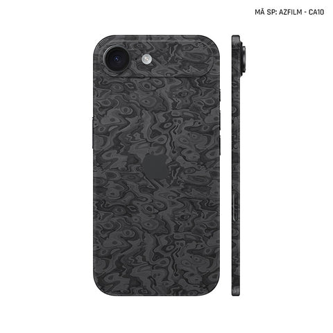 Dán Skin Iphone 17 | Air | Pro | Pro Max Vân Carbon Pattern | SKM-CA10