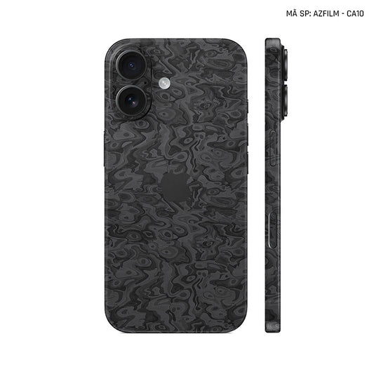 Dán Skin Iphone 17 | Air | Pro | Pro Max Vân Carbon Pattern | SKM-CA10