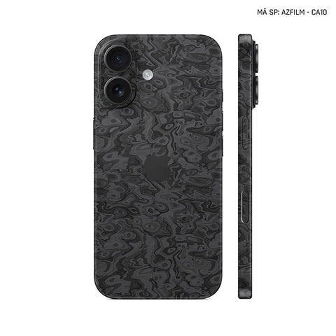 Dán Skin Iphone 17 | Air | Pro | Pro Max Vân Carbon Pattern | SKM-CA10
