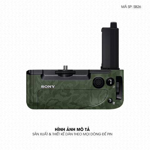 Dán Skin Đế Pin Vân Camo Xanh | SB26