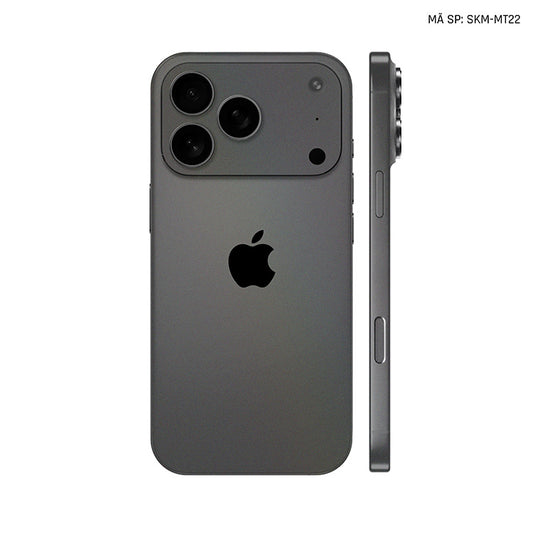 Dán Skin Iphone 17 | Air | Pro | Pro Max Đổi Màu Đen Ánh Cầu Vồng | SKM-MT22