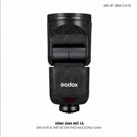 Dán Skin Đèn Flash Vân Carbon Pattern | SKM-CA10